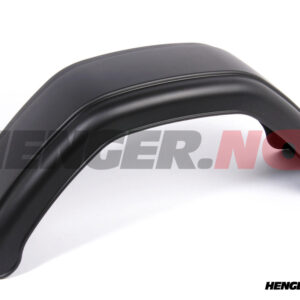 Skjerm 185x660mm svart plast,