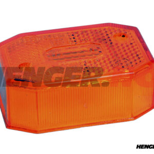 Glass for sidemarkeringslys Aspöck Flexipoint gul