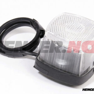 Markeringslys Aspöck Squarepoint hvit med 500mm kabel