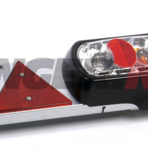 Lystavle for båthenger 16 fot, 1650mm, komplett lystavle 13 polet uten sidemarkeringsingslys, 2012 >