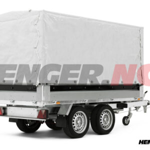 Høy presenning 60 cm 1430x2580x900mm grå for presenningsstativ 4260