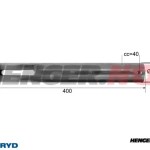 Dragrør BPW ZAF 2,0-2 + 2,0-3, Ø 50mm