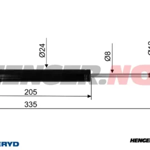 Påløpsdempere for BPW ZAF 2,0-1 / Peitz PAV/SR 2,0 MX cc=335