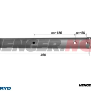 Dragrør Al-Ko 251G Ausf. C, Ø 50mm