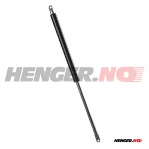 Gassdemper 335mm, vandring på 125mm, 150N – med 8 mm øye innfesting i begge ender.