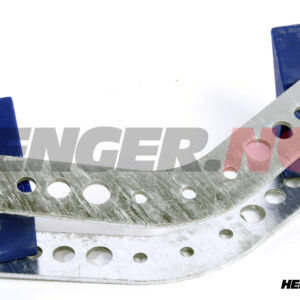 Baugstøtte sett dobbelt med Blå bauggummi. 93mm