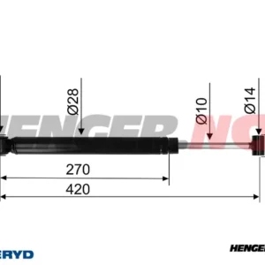 Påløpsdemper for ALKO 2,8VB;351VB CC=420