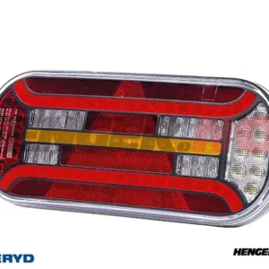 LED Baklys SCANDI-610 Valeryd Venstre 302x130x51mm 12-36V med Triangelrefleks inkl. 1m Kabel