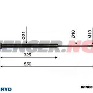Påløpsdempere for GRAU GTA 1,0 CC=550