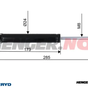 Påløpsdempere for Westfalia WAE 1202, Tidlig modell, cc=285
