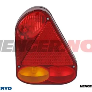 Baklys Jokon Ear venstre (replica) 220x175x56 med tåkelys og triangelrefleks, bajonettilkobling