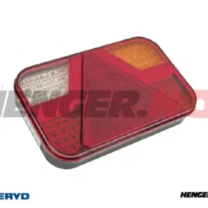 LED Baklys 7-funksjonelle med rygge og tåkelys Høyre Ajba 12V 220x138x35,5mm