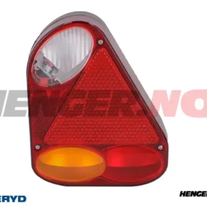 Baklys Jokon Ear høyre 220x175x53 med triangelrefleks og ryggelys