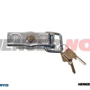 Lemlås 120x31 med låssylinder og nøkler