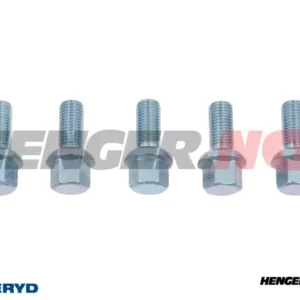 Hjulbolt M12x1,5 5-pack Universal. Gänglängd 25mm. Tot. lengde 44mm. Verktøy 17mm