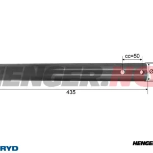 Dragrør Al-Ko 161S, 1993-, Ø 50mm