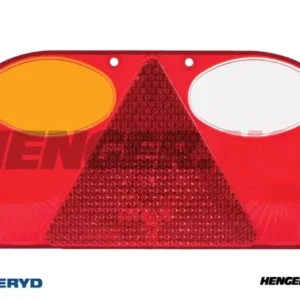 Glass Baklys Venstre 238*138*55 med ryggelys, (til 3010089)