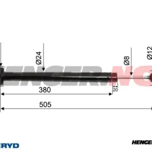 Påløpsdemper for ALKO 161S 161R; 1993- CC=505