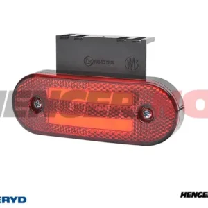 LED Posisjonslys WAS 115,3x41,3x20 rød 220mm kabel