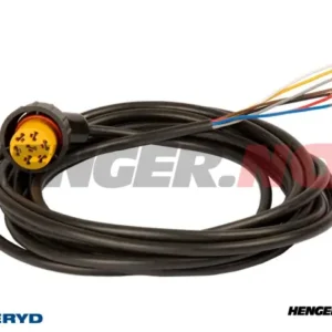 Adapter Aspöck Venstre gul 7-leder til ASS2 5m kabel