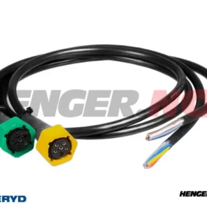 Adapter Valeryd fra bajonett til løse kabler, 6st leder, venstre/høyre, 1m kabel (2-pakke)