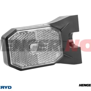 LED Posisjonslys 100x63x46mm Hvit inkl. QS075 kontakt