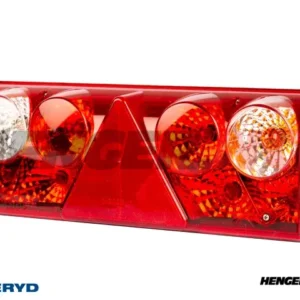 LED Baklys Aspöck Europoint II Høyre 426x154x85mm refleks, tåkelys, 7 leder. AMP