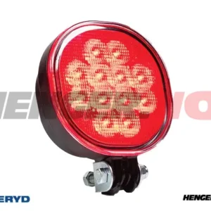 Tåkelys, LED. 75x75x33,2, Superseal Connector 0,5m, leddet monteringsbrakett