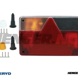 Baklys 6-funksjonelle med tåkelys Ajba venstre 237x138x55 mm 12V Bajonettilslutning 4(5)-polet