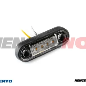 LED Posisjonslys Valeryd 84,2x27,7x12,8mm Hvit/Gul 12-36V inkl. 150mm Kabel