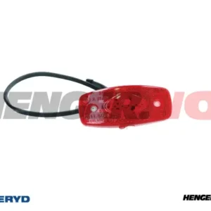 LED-posisjonslys med refleksrød Ajba 12/24 V 103x45x30 mm 0,5 m kabel