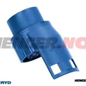 Adapter kort 7-13-pol, blå plast