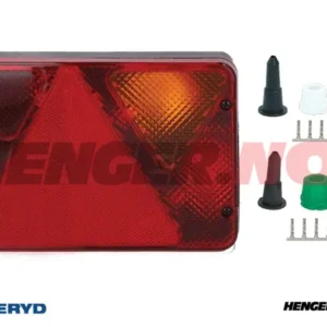 Baklys Ajba Hø 189x135x51 skiltlys. Bajonettilslutning 4(5)-polet