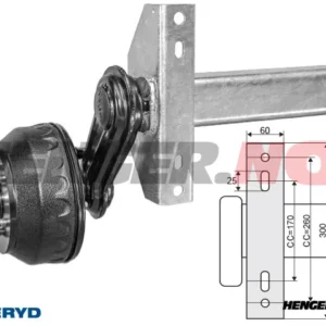 Aksel Knott 1500 Kg 1000/1500 5x112