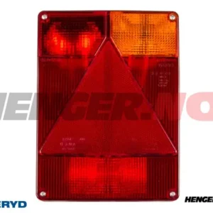 Baklys Radex 6800 Høyre 220x160x60 tåkelys. Bajonettilslutning 4(5) polet