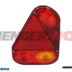 Baklys Radex 2900 Venstre 230x180x62 skiltlykt, tåkelys. Bajonettilslutning 4(5) polet