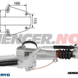 Påløpsbrems Knott/Avonride, V, KFG27 1400-2700Kg