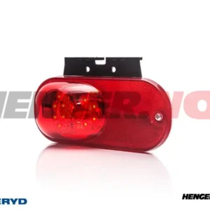 LED Posisjonslys WAS 159,2x73,3x36,4 rød 500mm kabel