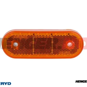 LED Sidemarkeringslykt WAS Høyre/Venstre 114x63x40 gul 220mm kabel