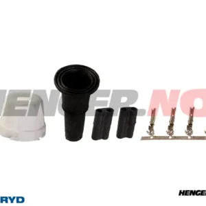 Bajonetkoppling Ajba/Jokon/Radex med 4st ledare, hvit, utvendig sporing