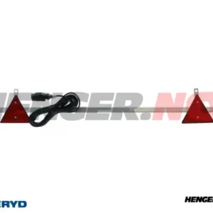 Lysbjelke med Ajba baklamper, 1400-2100mm, 7,5m kabel 7-polet