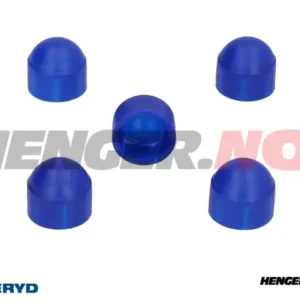 Mutterbeskyttelse 19mm M12 blå (5-pack)