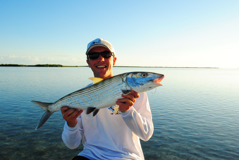 Saltwater Fly Fishing for Bone Fish in the Florida Keys 