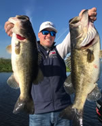 Clearwater bass fishing charter on Lake Okeechobee