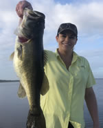 Clearwater bass fishing charter on Lake Tohopekaliga in Kissimmee