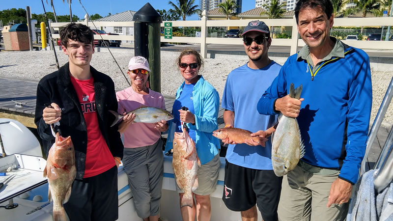 December Saltwater canal fishing in Cape Coral Florida! We had a