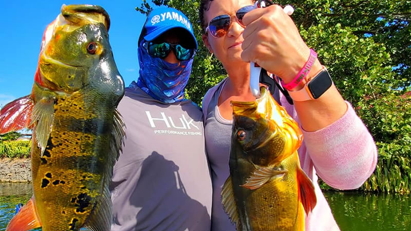 Peacock Bass Fishing on private waters -  Peacock Bass Fishing