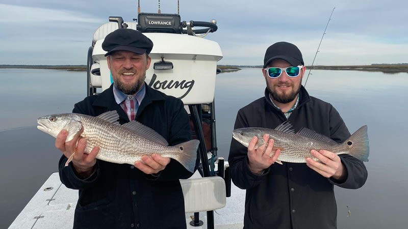 February Amelia Island Fishing Report for Redfish and Sea Trout