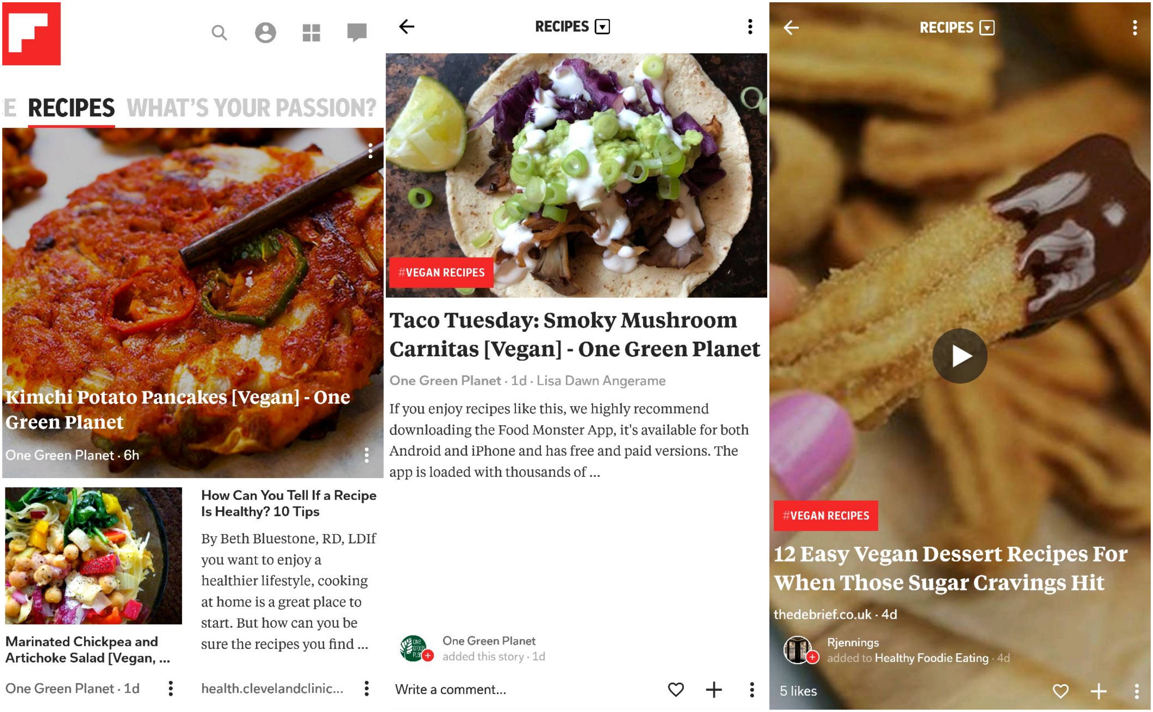 Flipboard App Engagement User Feed