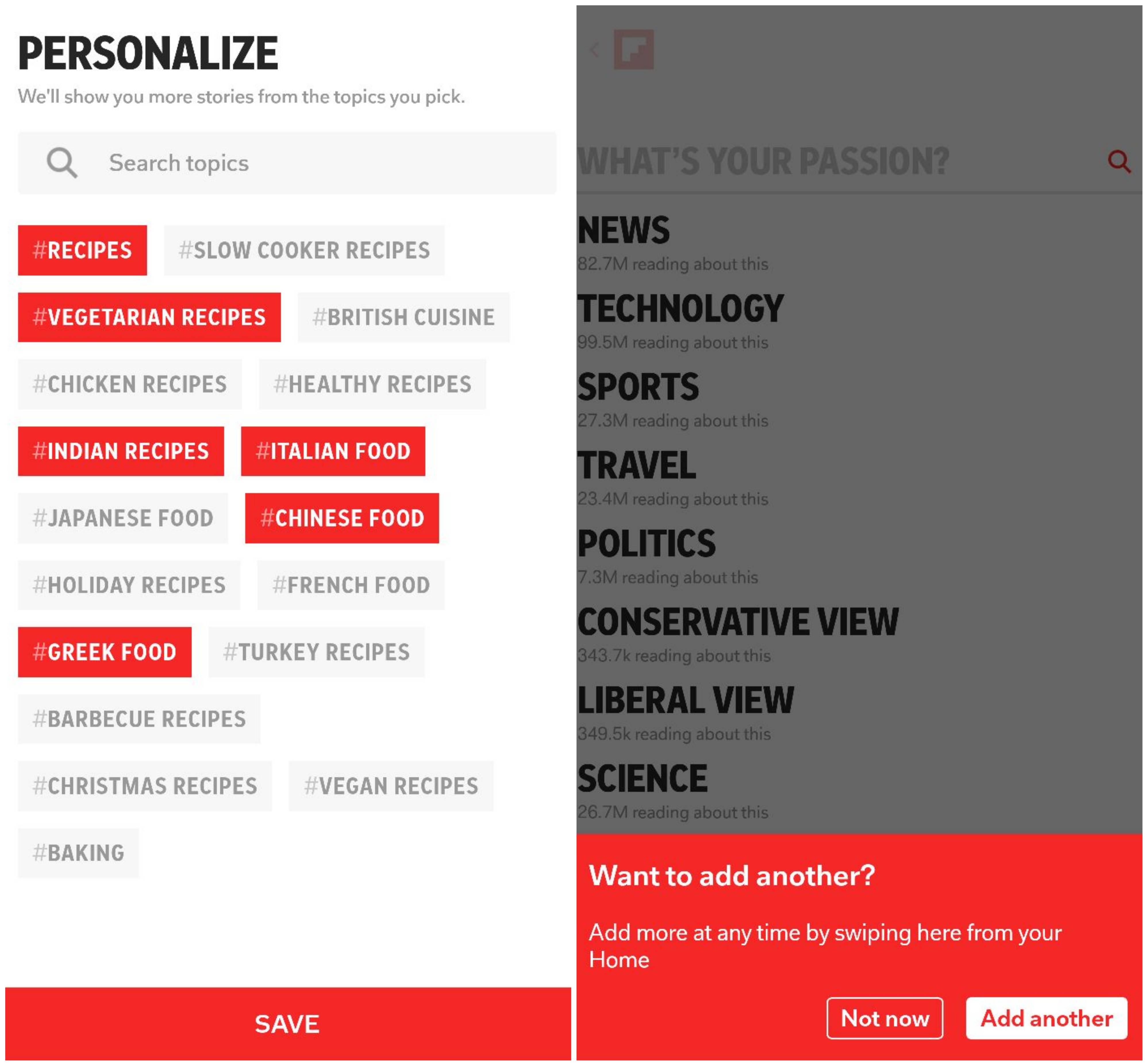 Flipboard App Engagement Personalization